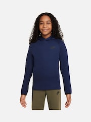 Nike Dark Navy Tech Fleece Overhead Hoodie - Image 1 of 6