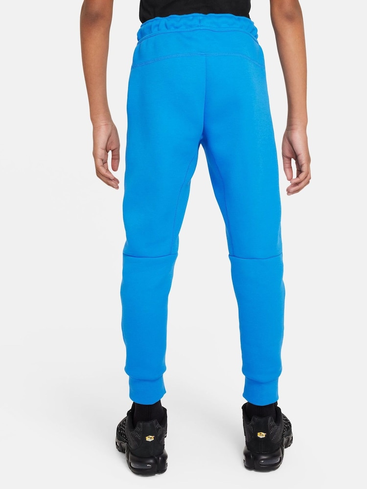 Nike Blue Tech Fleece Joggers - Image 2 of 7