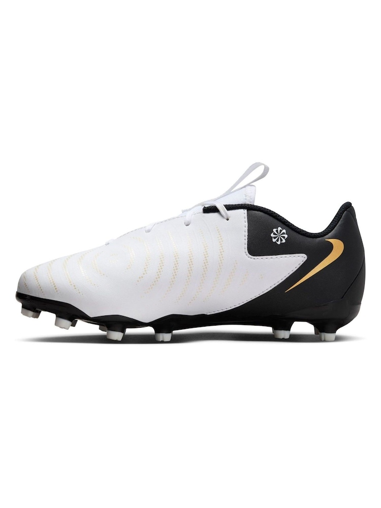 Biały - Dziecięce buty piłkarskie Nike Phantom Academy na różne nawierzchnie - Image 4 of 11