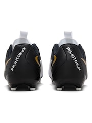 Nike White Kids Phantom Academy Multi Ground Football Boots - Image 6 of 11