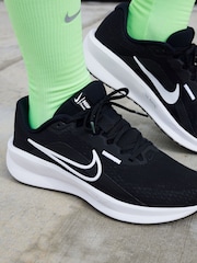 Nike Black Downshifter 13 Road Running Trainers - Image 10 of 11
