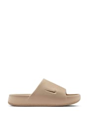 Nike Brown Calm Slides Slippers - Image 1 of 10