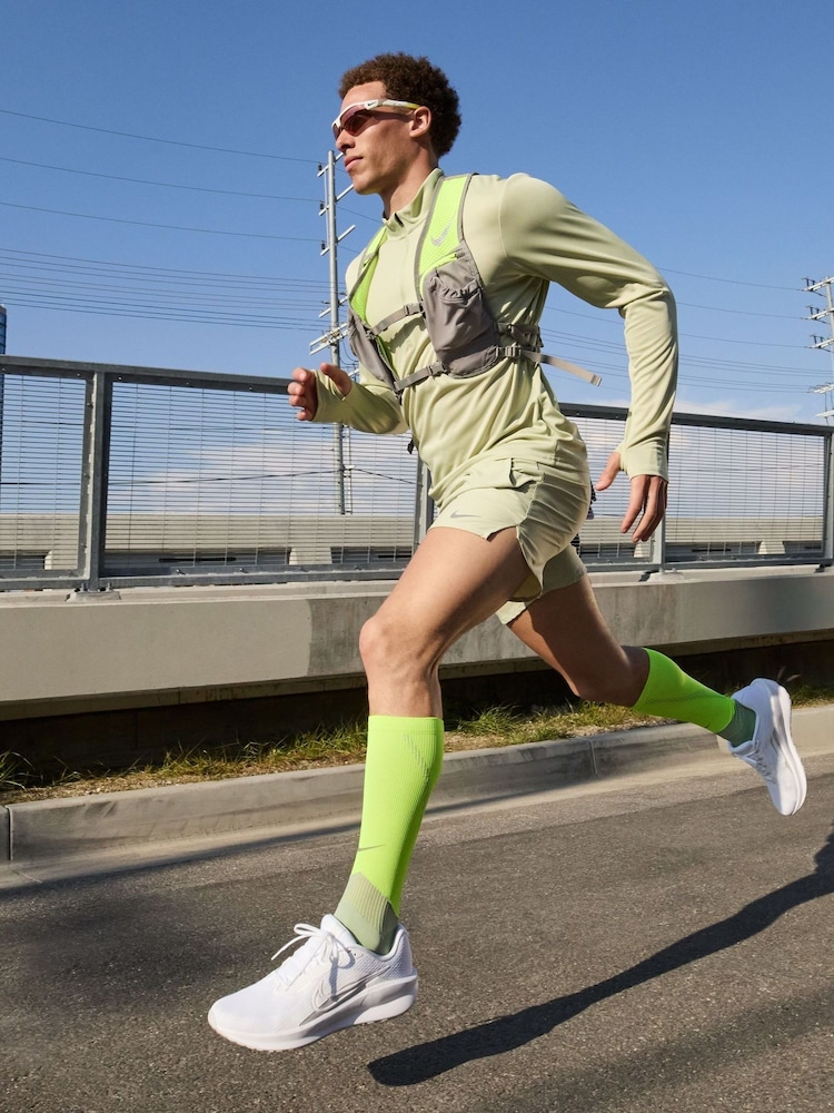 Nike White Downshifter 13 Road Running Trainers - Image 11 of 11