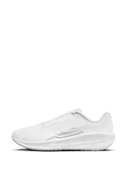Nike White Downshifter 13 Road Running Trainers - Image 2 of 11