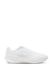 Nike White Downshifter 13 Road Running Trainers - Image 3 of 11