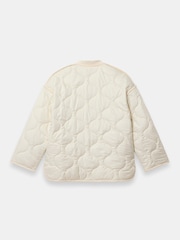 Mint Velvet Cream Quilted Coat - Image 7 of 7