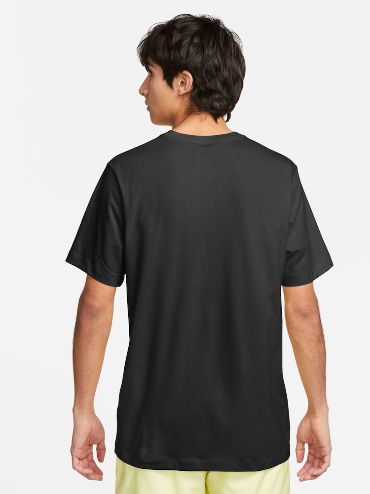 Nike Black/Grey Club T-Shirt - Image 2 of 6