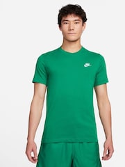 Nike Malachite Green 100% Cotton Club T-Shirt - Image 1 of 10