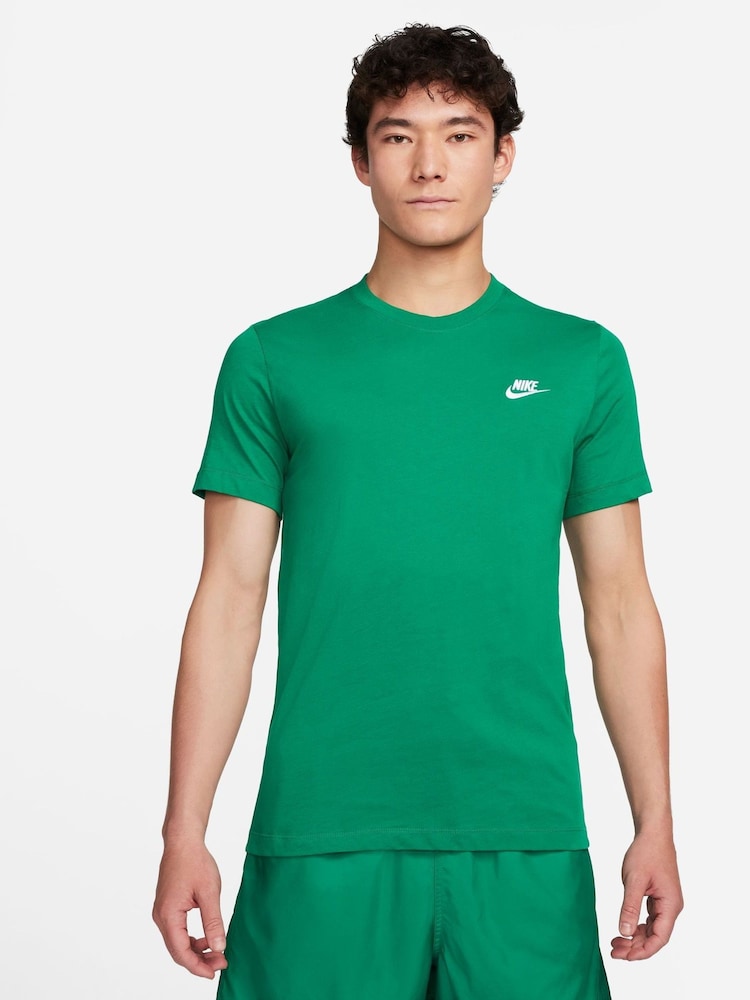Nike Malachite Green 100% Cotton Club T-Shirt - Image 1 of 10