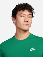 Nike Malachite Green 100% Cotton Club T-Shirt - Image 5 of 10