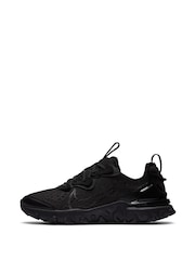 Nike Black React Vision Youth Trainers - Image 2 of 10