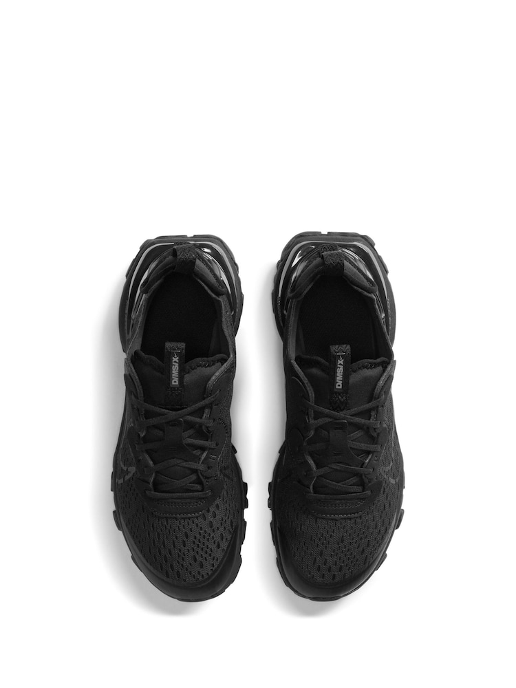 Nike Black React Vision Youth Trainers - Image 7 of 10