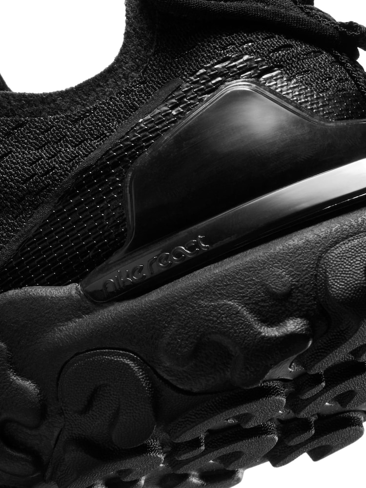 Nike Black React Vision Youth Trainers - Image 9 of 10