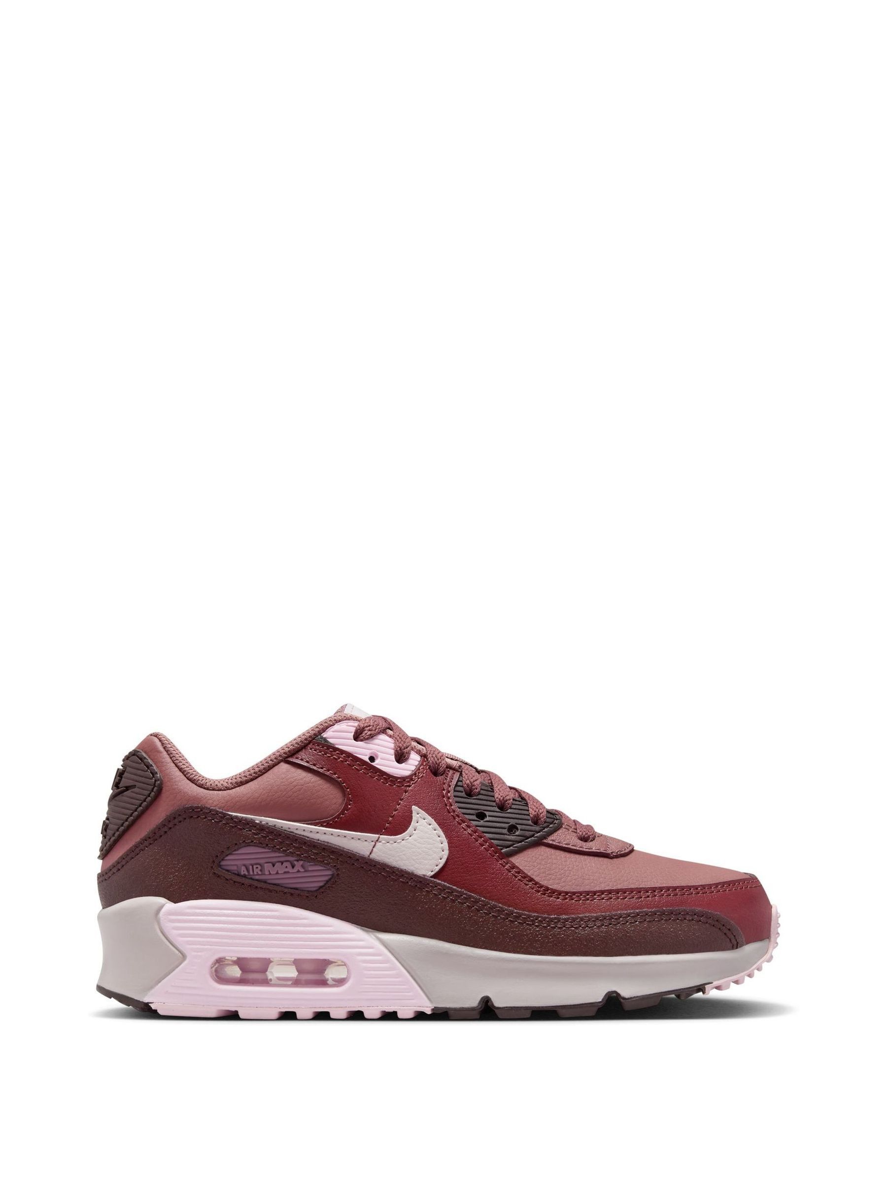 Buy Nike Pink Mauve Air Max 90 LTR Youth Trainers from Next Luxembourg