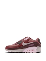 Nike Pink Mauve Air Max 90 LTR Youth Trainers - Image 4 of 10