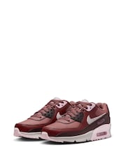 Nike Pink Mauve Air Max 90 LTR Youth Trainers - Image 5 of 10
