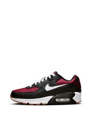 Svart/Vit/Röd - Nike Air Max 90 LTR Youth Trainers - Bild 2 av 10