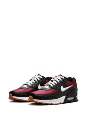 Svart/Vit/Röd - Nike Air Max 90 LTR Youth Trainers - Bild 6 av 10