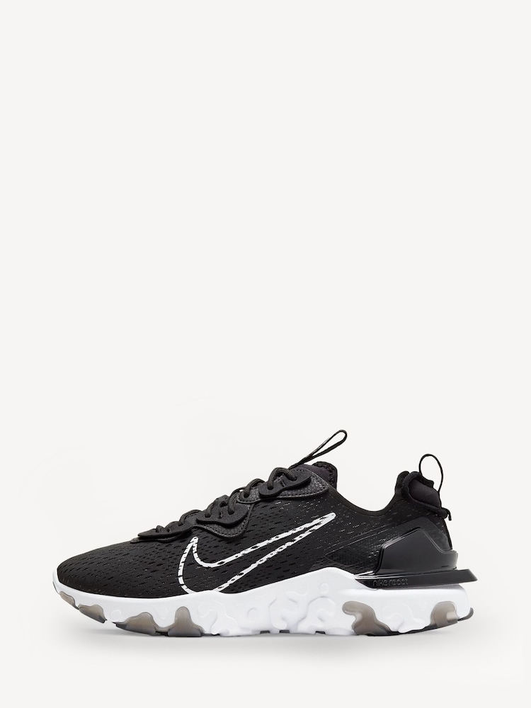 Nike Black/White React Vision Trainers - Image 2 of 8