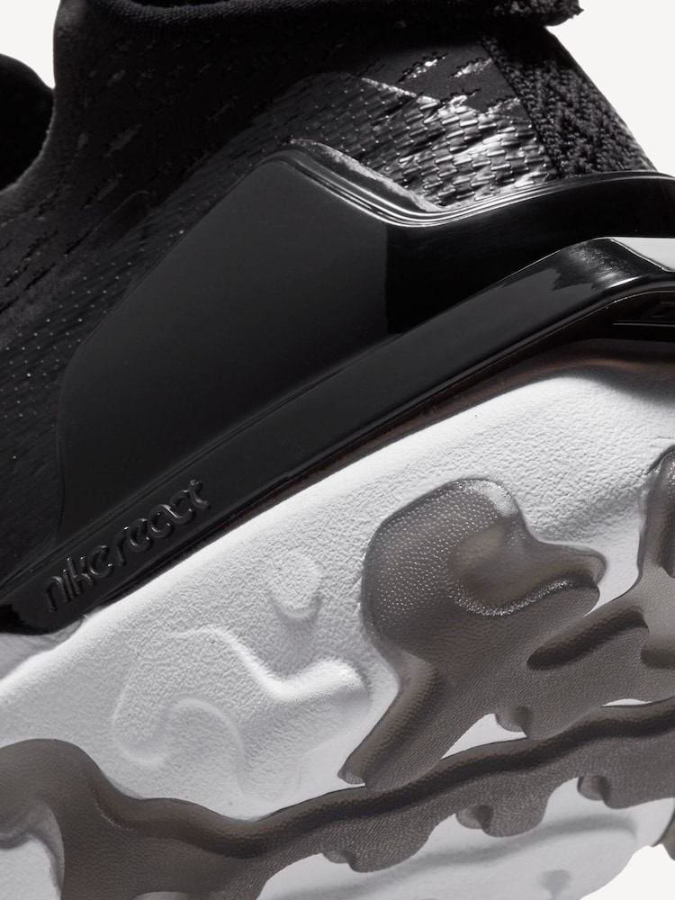 Nike Black/White React Vision Trainers - Image 8 of 8