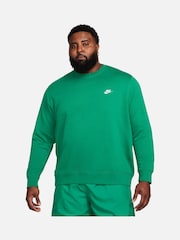 Nike Light Green Club Crew Sweatshirt - Image 1 of 9