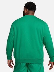 Nike Light Green Club Crew Sweatshirt - Image 3 of 9