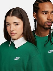 Nike Light Green Club Crew Sweatshirt - Image 8 of 9