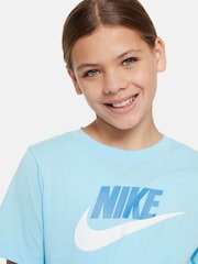 Nike Light Blue Futura Icon T-Shirt - Image 4 of 4