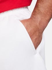 Nike White Club Fleece Swoosh Shorts - Image 10 of 18