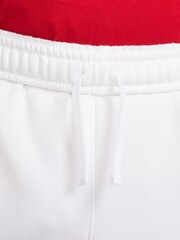 Nike White Club Fleece Swoosh Shorts - Image 11 of 18