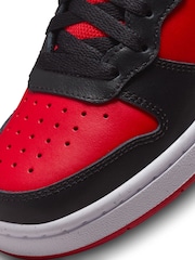 Nike Red/Black Youth Court Borough Mid Trainers - Image 11 of 11