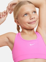 Nike Playful Pink Dri-FIT Swoosh Support Bra - Image 4 of 5