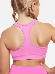 Nike Playful Pink Dri-FIT Swoosh Support Bra - Image 5 of 5