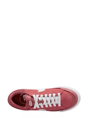 Nike Pink Court Legacy Lift Platform Trainers - Image 8 of 12