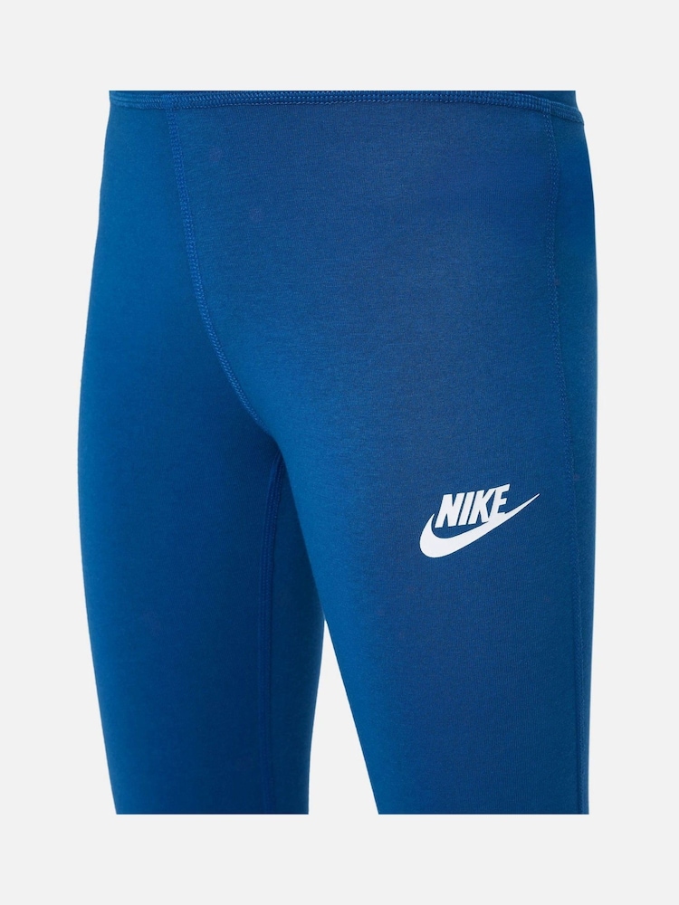 Nike Blue Favorites Flare Swoosh Leggings - Image 5 of 5
