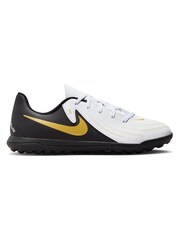 Nike White Kids Phantom Club Turf Football Boots - Image 2 of 11