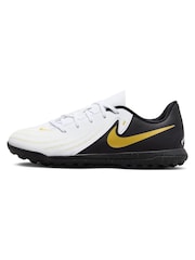 Nike White Kids Phantom Club Turf Football Boots - Image 5 of 11