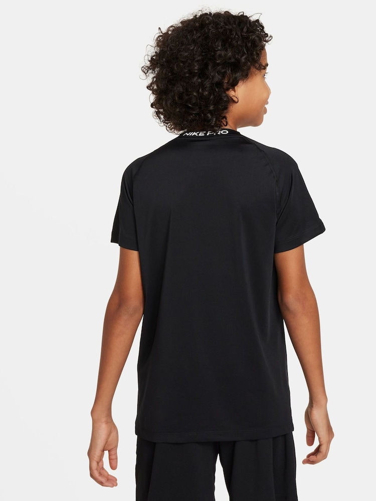 Nike Black Pro Dri-FIT Long-Sleeve T-Shirt - Image 2 of 5