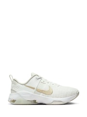 Nike White/Gold Zoom Bella 6 Gym Trainers - Image 1 of 11