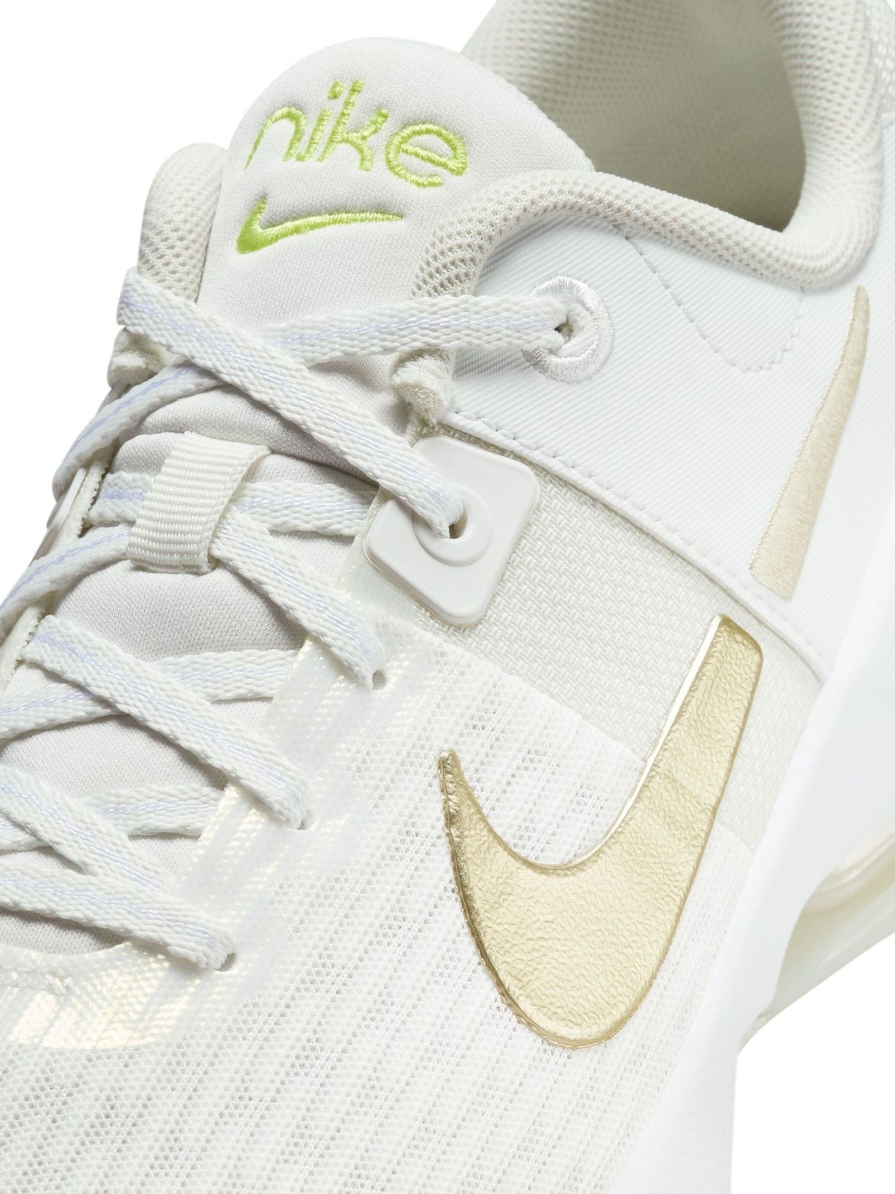 nike bella white and gold