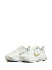 Nike White/Gold Zoom Bella 6 Gym Trainers - Image 5 of 11