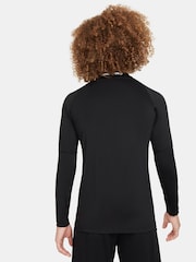 Nike Black Pro Dri-FIT Long Sleeve Base Layer T-Shirt - Image 2 of 8