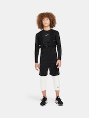 Nike Black Pro Dri-FIT Long Sleeve Base Layer T-Shirt - Image 4 of 8