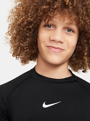 Nike Black Pro Dri-FIT Long Sleeve Base Layer T-Shirt - Image 5 of 8