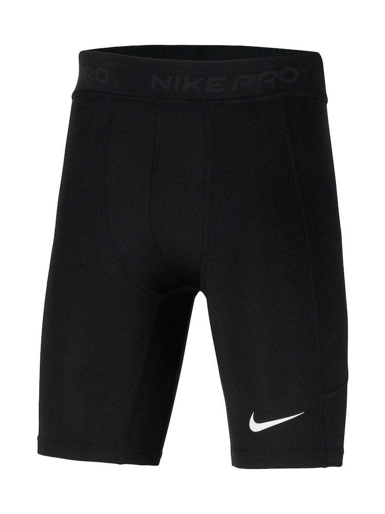 Nike Black Pro Dri-Fit Base Layer Performance Shorts - Image 1 of 6