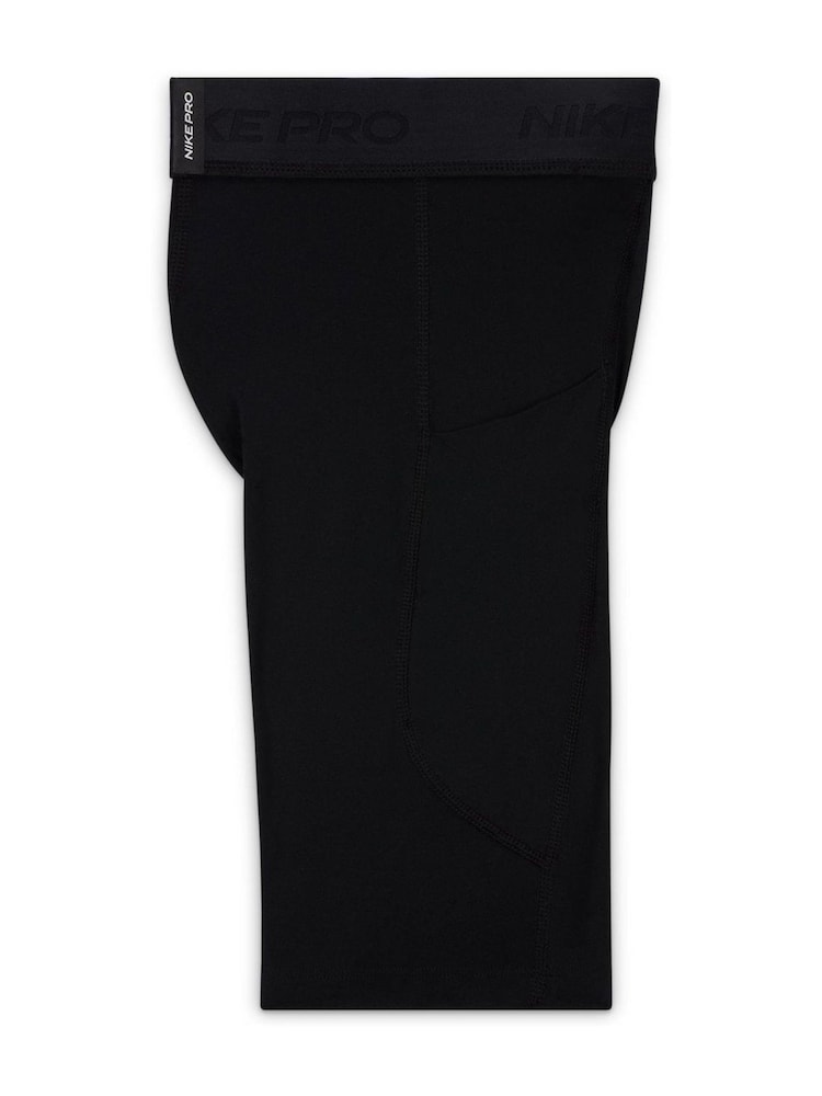 Nike Black Pro Dri-Fit Base Layer Performance Shorts - Image 4 of 6