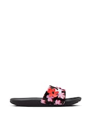Nike Black Junior/Youth Kawa Flower Sliders - Image 1 of 8