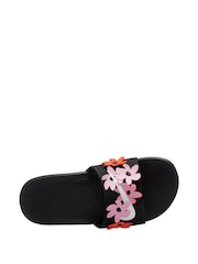 Nike Black Junior/Youth Kawa Flower Sliders - Image 5 of 8