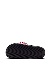 Nike Black Junior/Youth Kawa Flower Sliders - Image 6 of 8