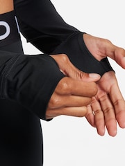 Nike Black Pro Dri-FIT Cropped Long Sleeve Top - Image 7 of 7